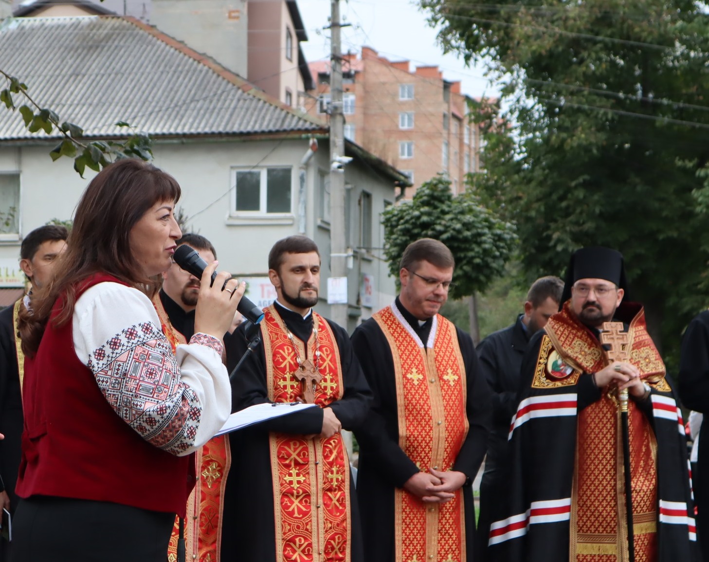 Панахида за полеглих захисників і захисниць України в місті Коломия