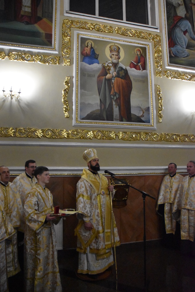 Урочиста Всеношна напередодні дня вшанування пам’яті Святителя Миколая Чудотворця