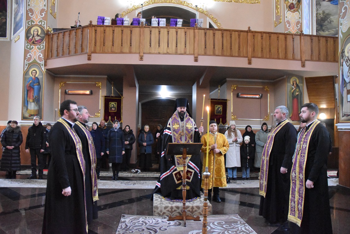 Правлячий Архієрей звершив Велике Повечір’я із читанням першої частини Покаянного Канону Преподобного Андрія Критського