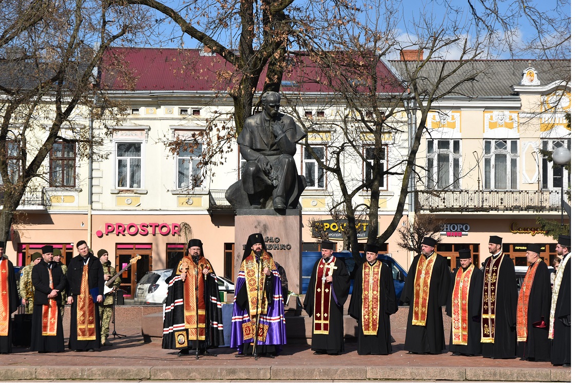 Архієпископ Юліан взяв участь в урочистостях з нагоди 210-ї річниці від Дня народження Тараса Шевченка
