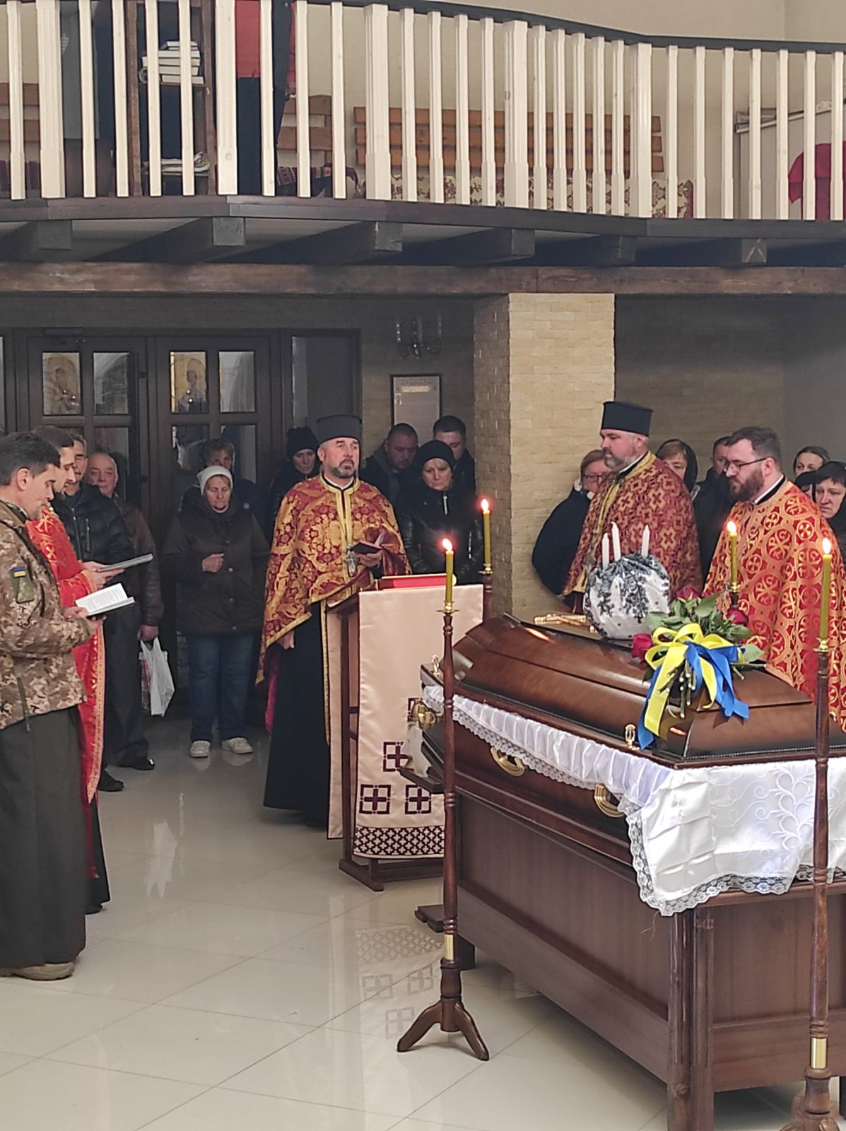 Чин похорону воїна Української Армії Андрія Волощука