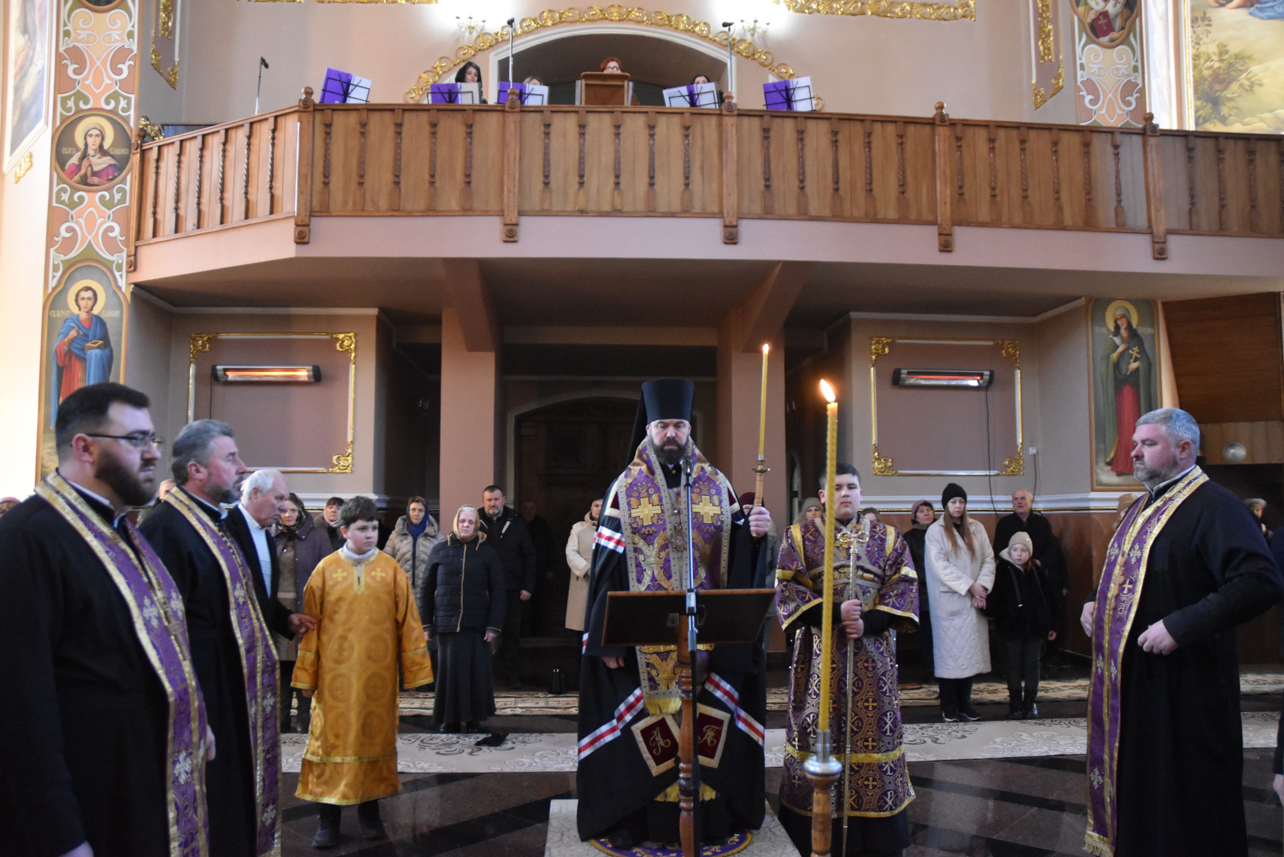 Архієпископ Юліан звершив Велике Повечір’я із читанням першої частини Покаянного Канону Преподобного Андрія Критського