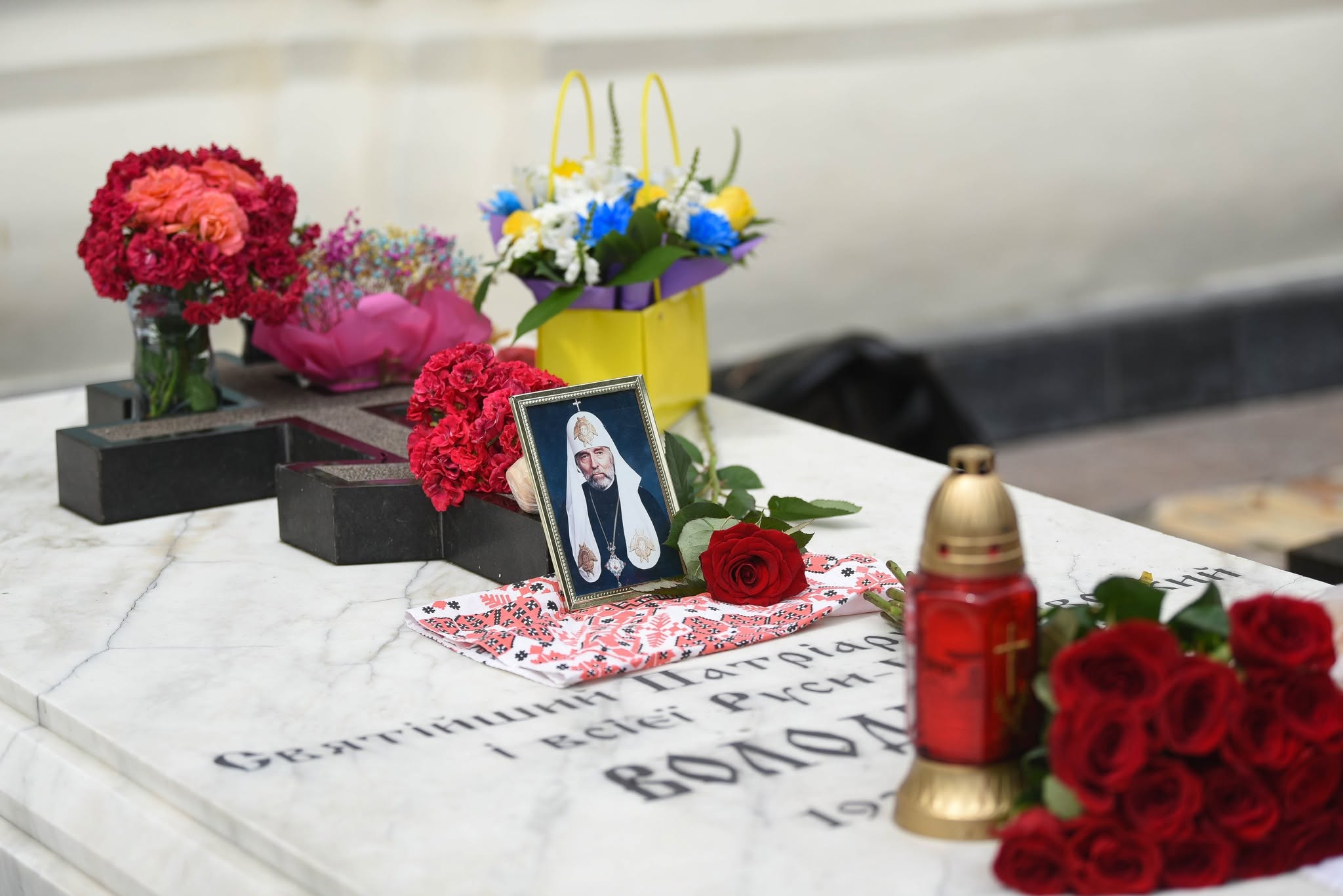 Архієпископ Юліан молився за упокій Святійшого Патріарха Володимира в місті Київ